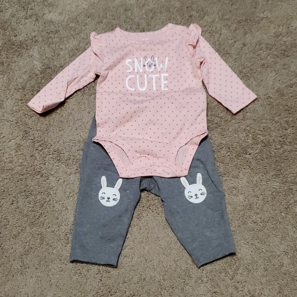 Carter's Snow Cute Bunny Set